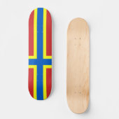 Flag of Orkney Skateboard (Voorkant)