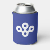 Flag of Osaka Prefecture, Japan Blikjeskoeler (Blikje Achterkant)