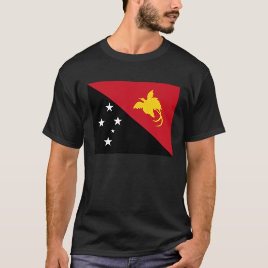 Flag of Papua New Guinea T-shirt (Voorkant)
