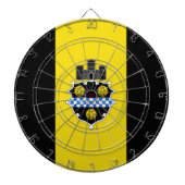 Flag of Pittsburgh, Pennsylvania Dartboard With Da Dartbord (Voorkant)