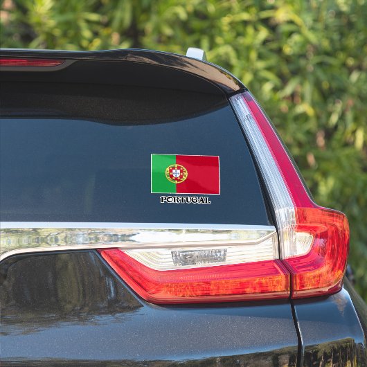 Flag of Portugal Sticker (Auto Zijkant)