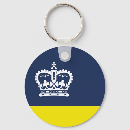 Flag of Regina, Saskatchewan Keychain (Achterkant)