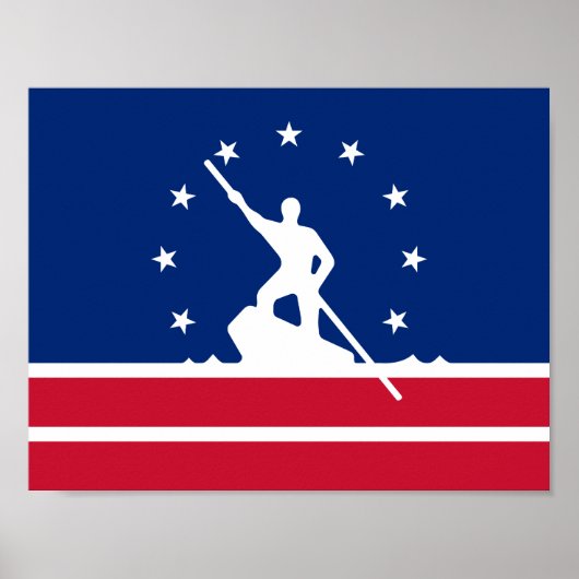 Flag of Richmond, Virginia Poster (Devant)