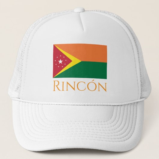 Flag of Rincón, Puerto Rico Trucker Pet (Voorkant)