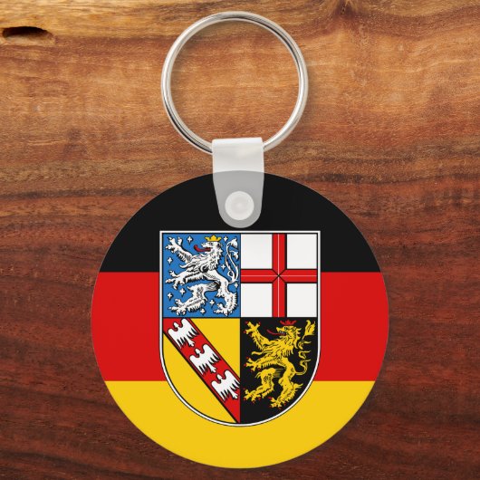 Flag of Saarland Keychain (Achterkant)