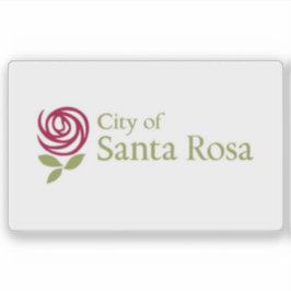 Flag of Santa Rosa, California, USA Sticker