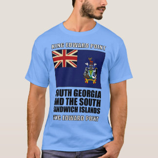 Flag of South Georgia and the South Sandwich Islan T-shirt
