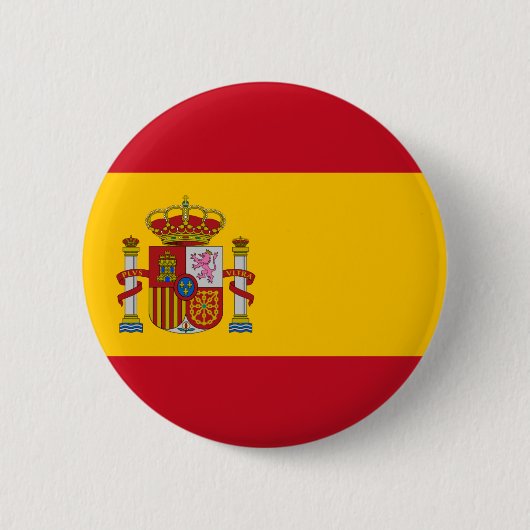 Flag of Spain Bandera de España Pin Badge Button (Devant)