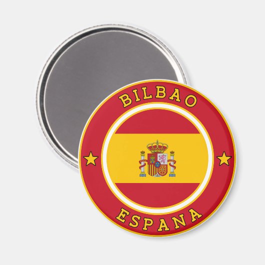Flag Of Spain & Text Magnet (Recto/Verso)