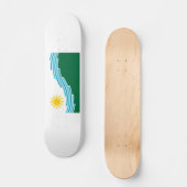Flag of Spokane, Washington Skateboard (Voorkant)