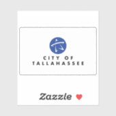 Flag of Tallahassee, Florida, USA Sticker (Vel)