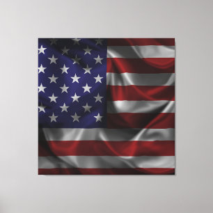Flag of the United States of America Canvas Afdruk
