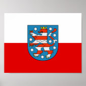 Flag of Thuringia Poster (Devant)