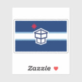 Flag of Toledo, Ohio, USA Sticker (Vel)