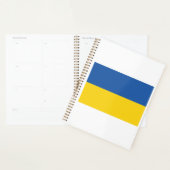 Flag of Ukraine Button Planner (Devant avec enveloppe)