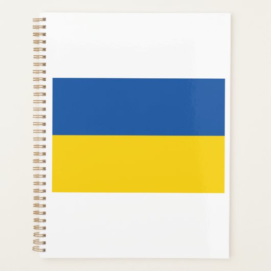 Flag of Ukraine Button Planner (Devant)