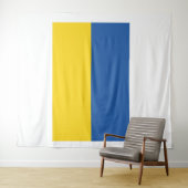 Flag of Ukraine Button Wandkleed (In Situ (horizontaal))