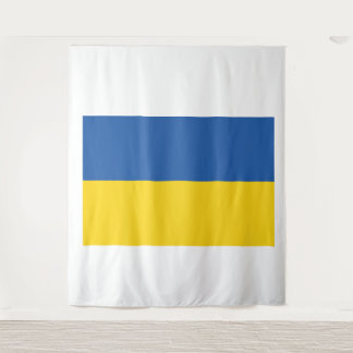 Flag of Ukraine Button Wandkleed