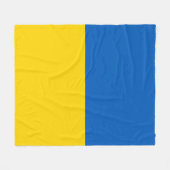 Flag of Ukraine Fleece Deken (Voorkant (Horizontaal))