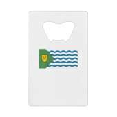 Flag of Vancouver, British Columbia Kredietkaart Flessenopener (Voorkant)