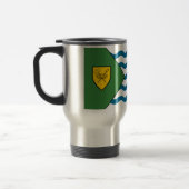 Flag of Vancouver, British Columbia Travel Mug (Gauche)