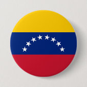 Flag of Venezuela custom Ronde Button 7,6 Cm (Voorkant)