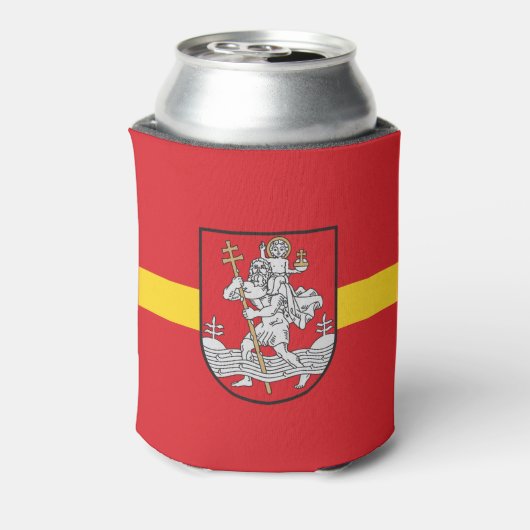 Flag of Vilnius, Lithuania Can Cooler (Blikje Achterkant)