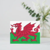 Flag of Wales Briefkaart (Staand voorkant)