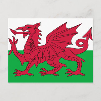 Flag of Wales Briefkaart
