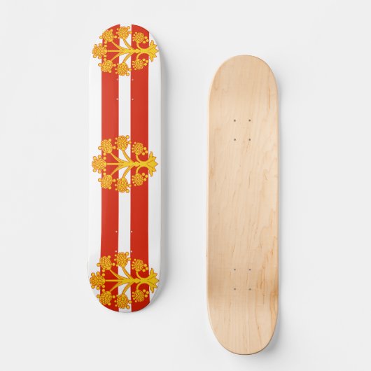 Flag of Westmorland Skateboard (Recto)