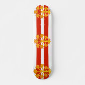 Flag of Westmorland Skateboard (Devant)