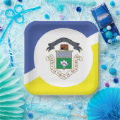 Flag of Winnipeg, Manitoba Papieren Bordje (Feest)