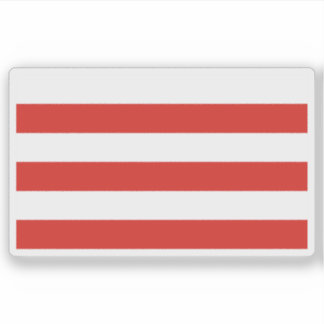 Flag of Wismar, Germany Sticker