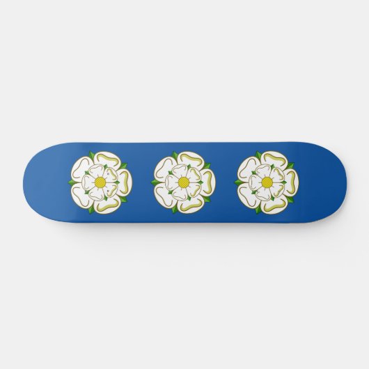 Flag of Yorkshire  Skateboard (Horizontaal)