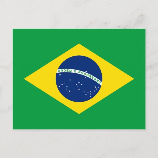 Flag patriottisch Brazilië Briefkaart (Voorkant)