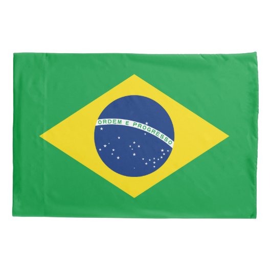 Flag patriottisch Brazilië Kussensloop (Achterkant)
