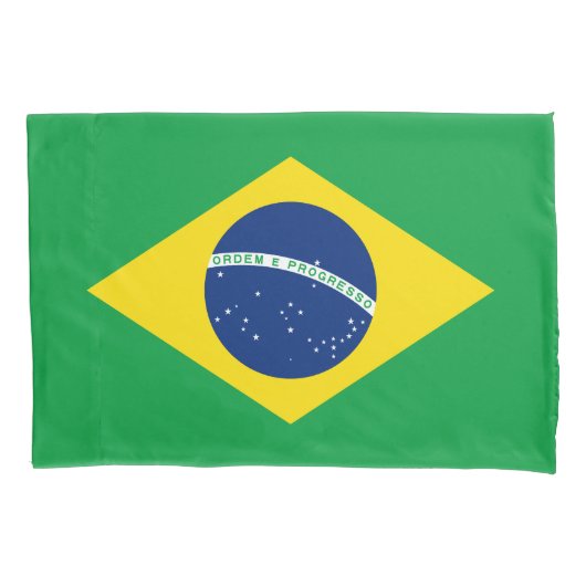 Flag patriottisch Brazilië Kussensloop (Voorkant)
