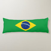 Flag patriottisch Brazilië Lichaamskussen (Voorkant)