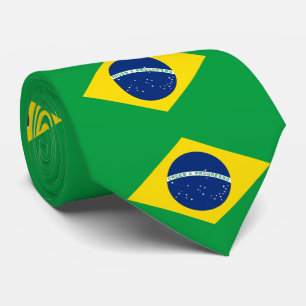 Flag patriottisch Brazilië Stropdas