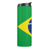 Flag patriottisch Brazilië Thermosbeker (Gedraaid links)