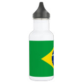 Flag patriottisch Brazilië Waterfles (Links)