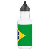 Flag patriottisch Brazilië Waterfles (Rechts)