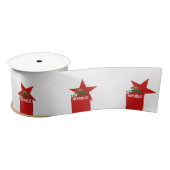 Flag Red Star Design van de staat KLIFORNIË Lint (Spoel)