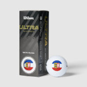 Flag Schleswig-Holstein Golf Balls Golfballen (Verpakking)