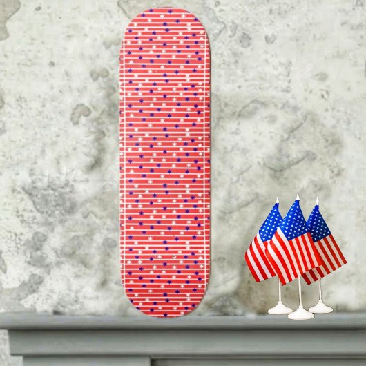 Flag Stars Skateboard