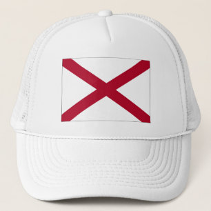 Flag Trucker Hat Alabama State Pet