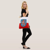 Flag van Thuringia Tote Bag (Op model)