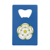 Flag van Yorkshire Credit Card Bottle Open Kredietkaart Flessenopener (Voorkant)