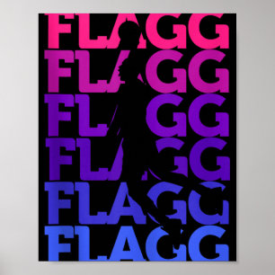 Flagg Basketbal Inspiratie Fan Sporten Tank Top_2 Poster
