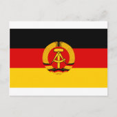Flagge der DDR - vlag van de DDR (Oost-Duitsland) Briefkaart (Voorkant)